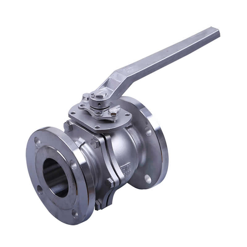LN QAFL PC flange ball valve with mounting pad
