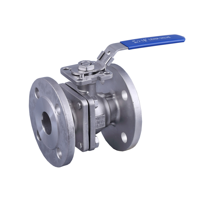 LN QBFH PC flange ball valve with direct mounting pad