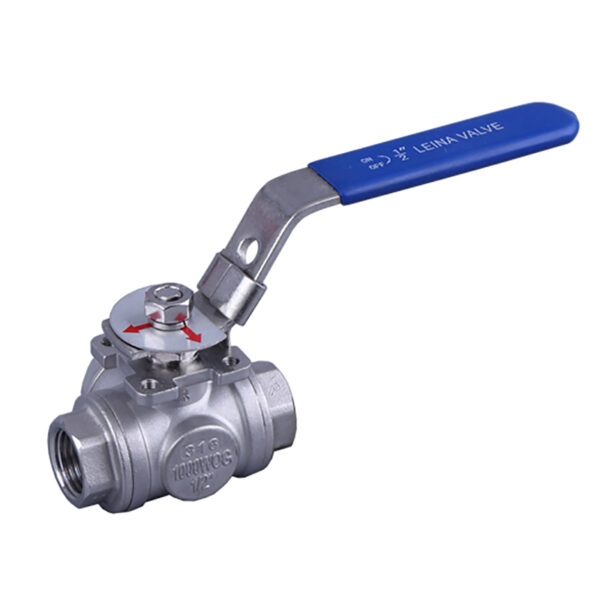 LN QWTH way ball valve with direct mounting pad PSI