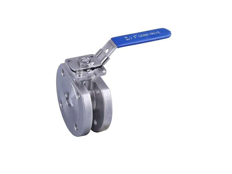 What is a wafer style ball valve How does it differ from a standard ball valve